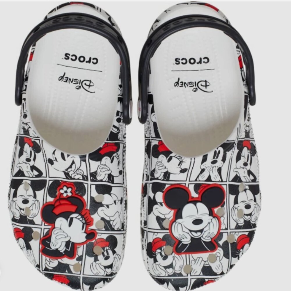 Crocs Mickey And Minnie Classic Clog Men's Size 8/Women's 10 Sandals Disney